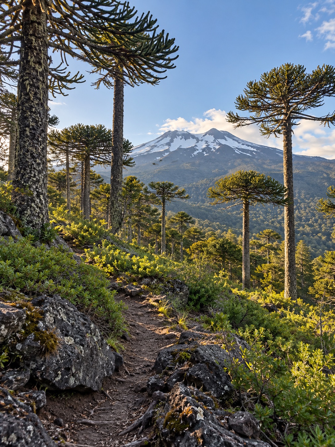 Travel inspiration: walking among araucaria trees
